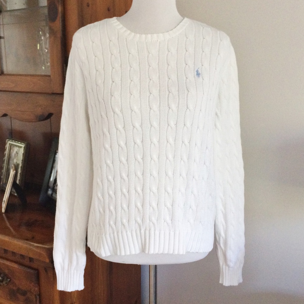 Ralph Lauren Blue Label Cable Knit Crewneck